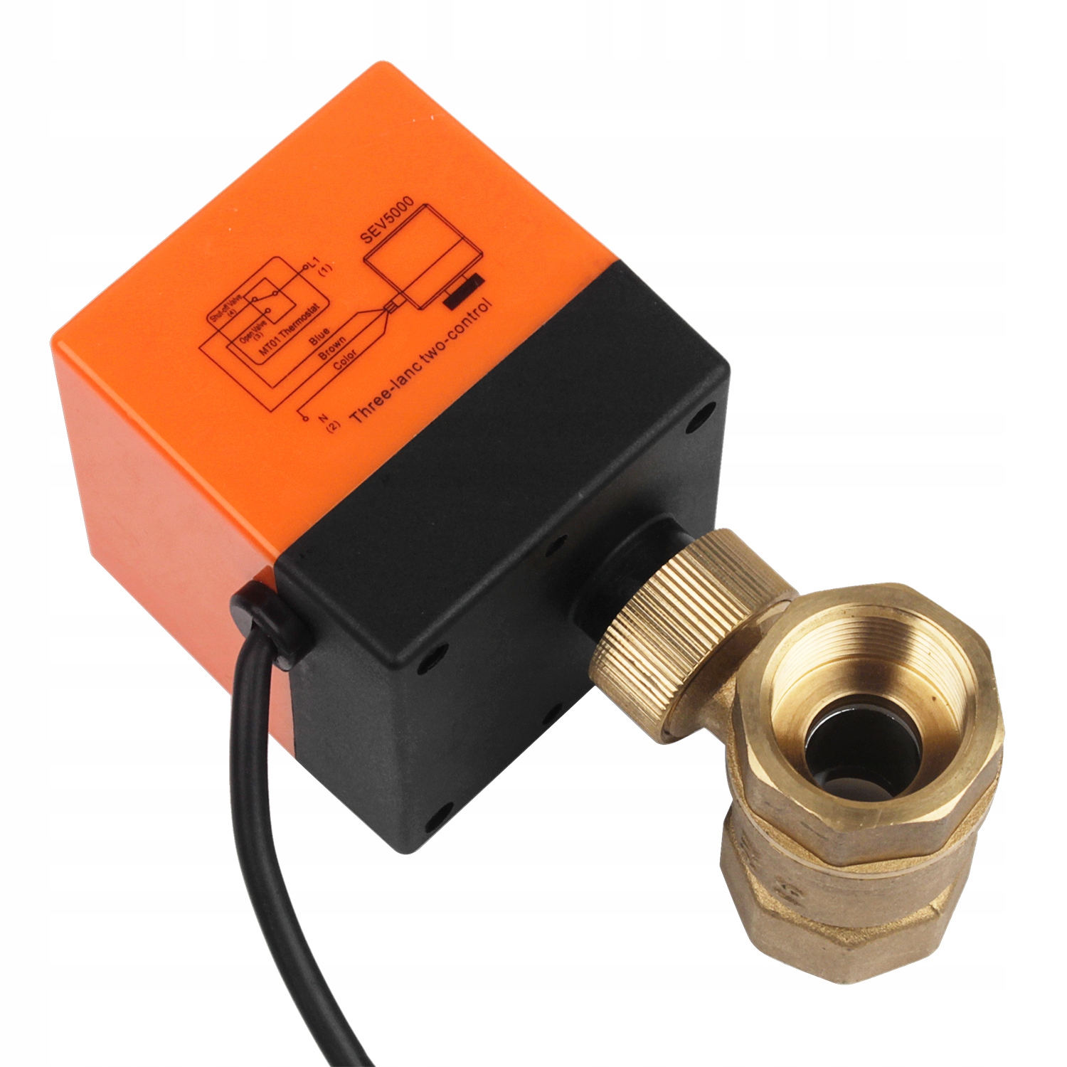 

Elektrozawor Zawor kulowy DN20 3/4'' 230V silownik