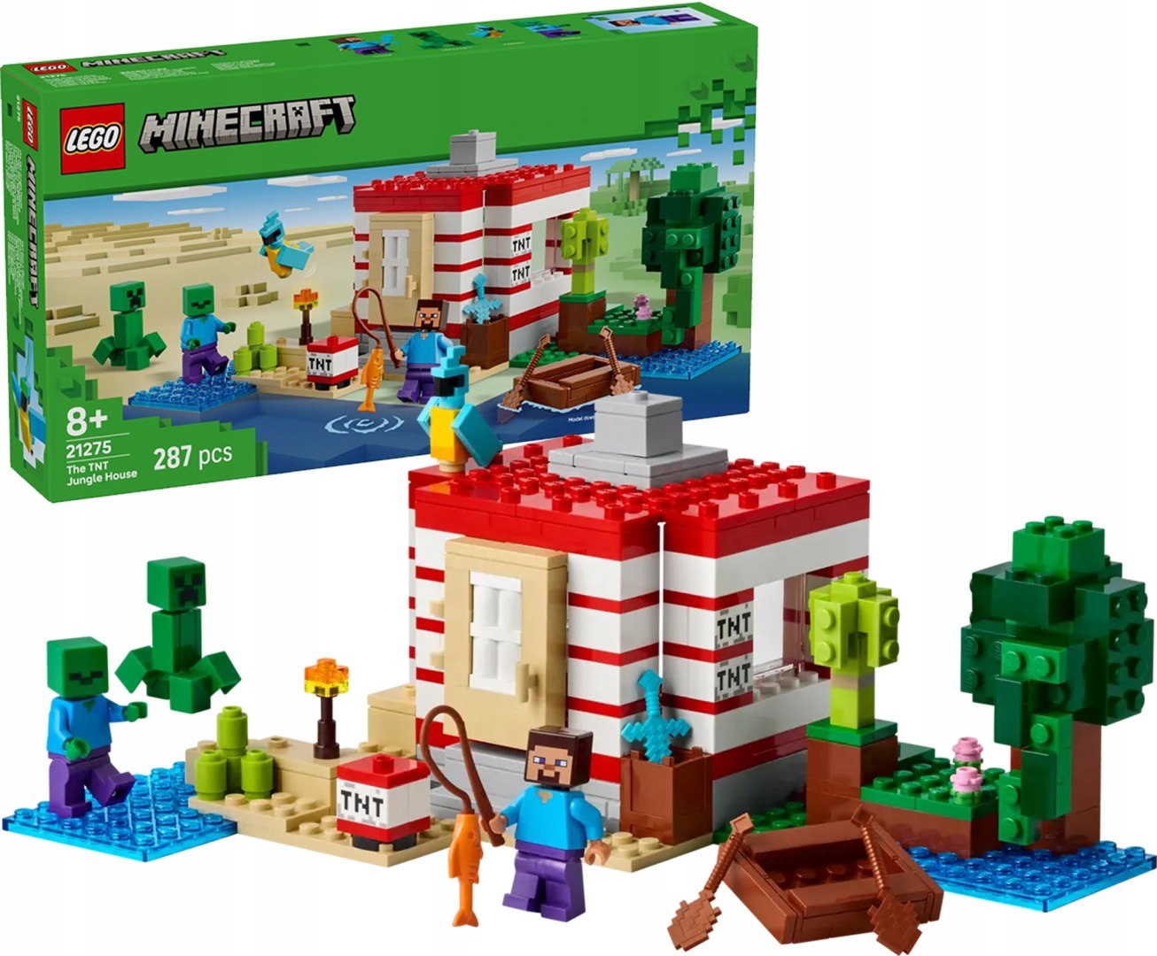 21275 Lego Minecraft Dům Tnt v džungli Lego