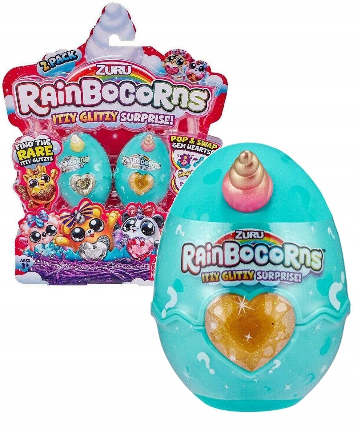 

Rainbocorns Jajko Z Niespodzianką Figurki Piesek