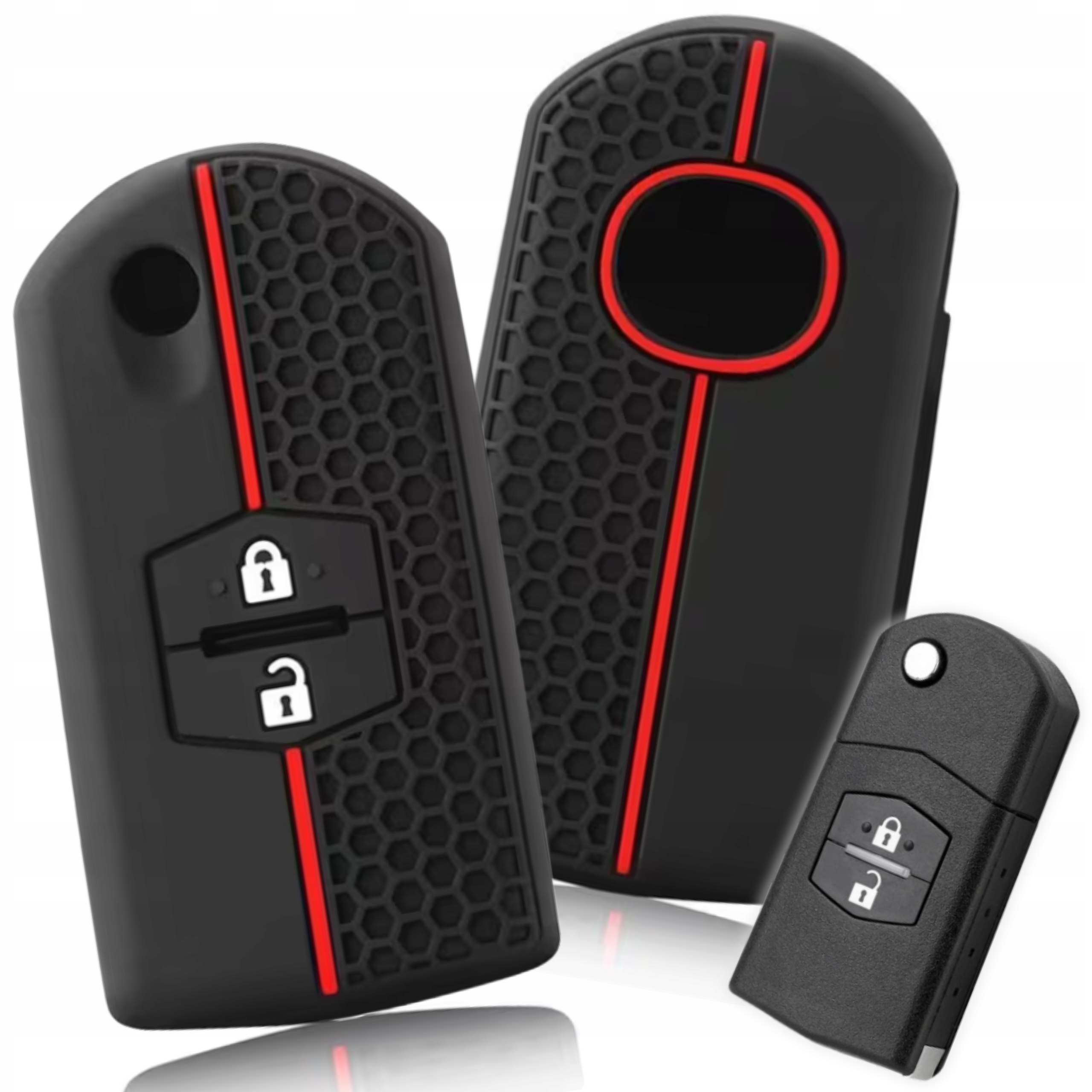 Silikonowe Etui Na Kluczyk Do Mazda Demio 2, 3, 5, 6, M3, M5, M6, CX-5, MX5