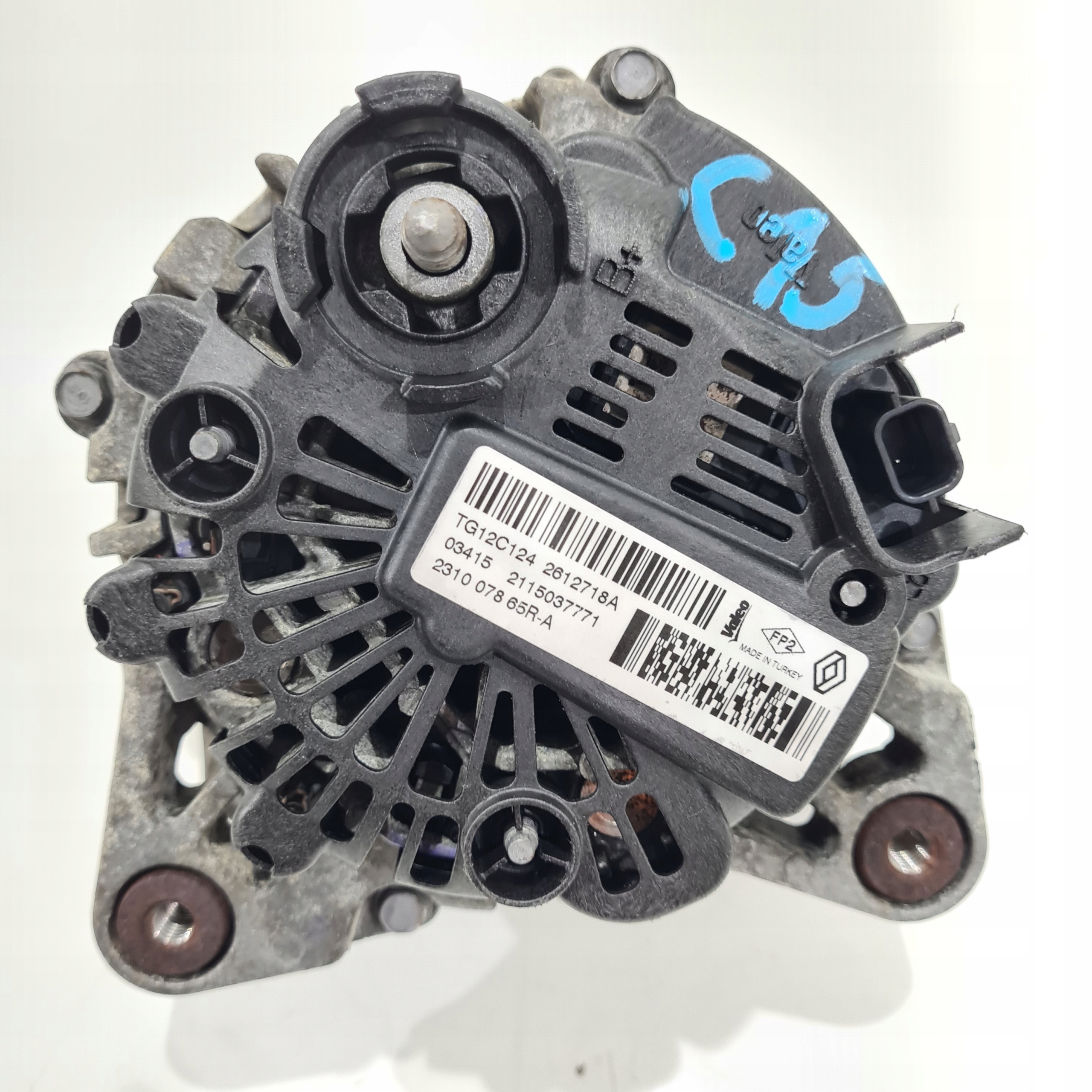 alternatore RENAULT CAPTUR e CLIO IV 231007865R TG12C124