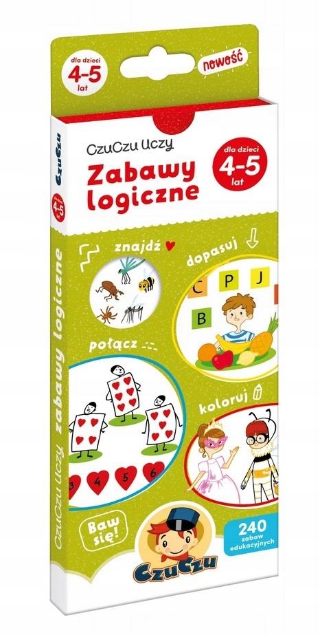 

Czuczu Uczy Zabawy Logiczne Dla Dzieci Od 4-5 Lat