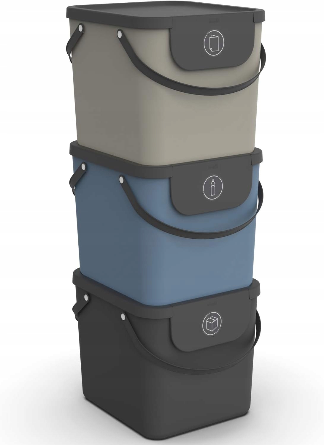 Zestaw koszy do segregacji śmieci 3 x 40 L ALBULA