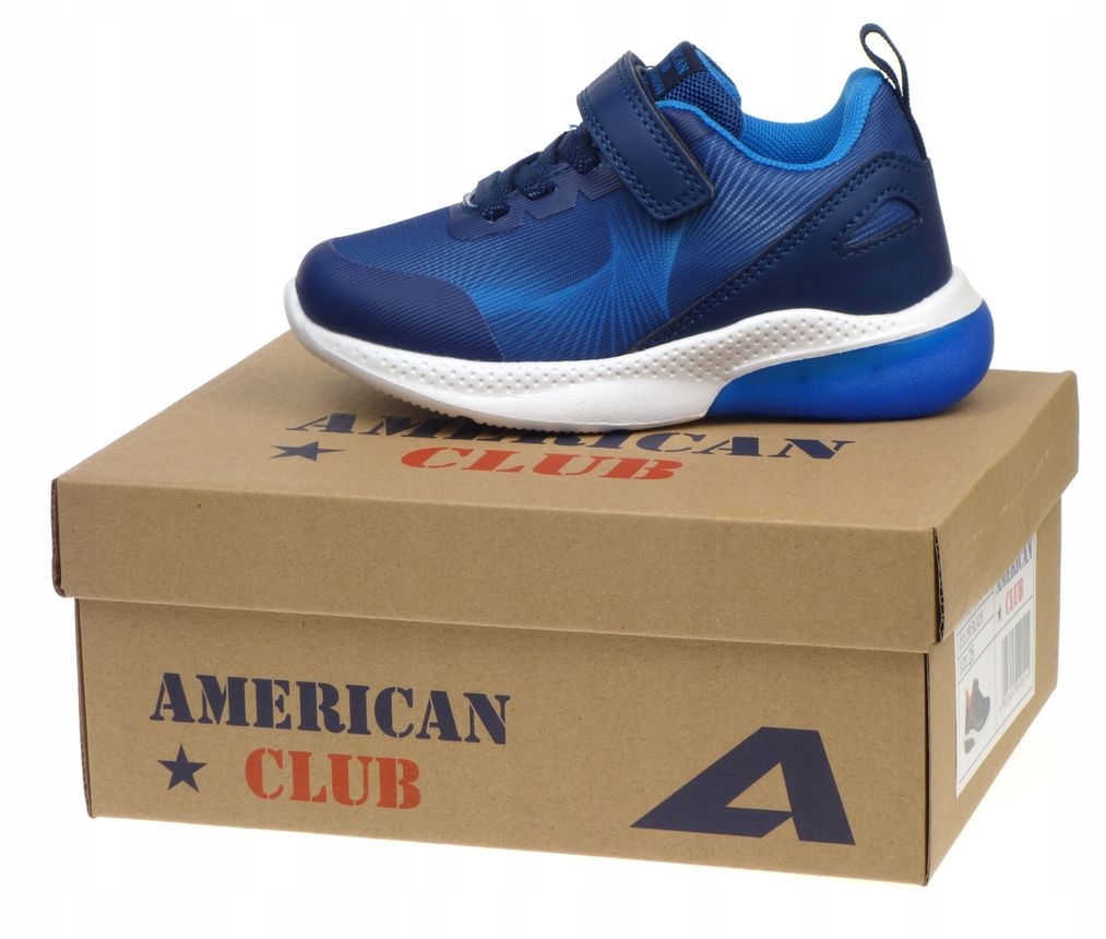 Buty Sportowe Świecące LED AMERICAN CLUB Rzep 28 Marka American Club