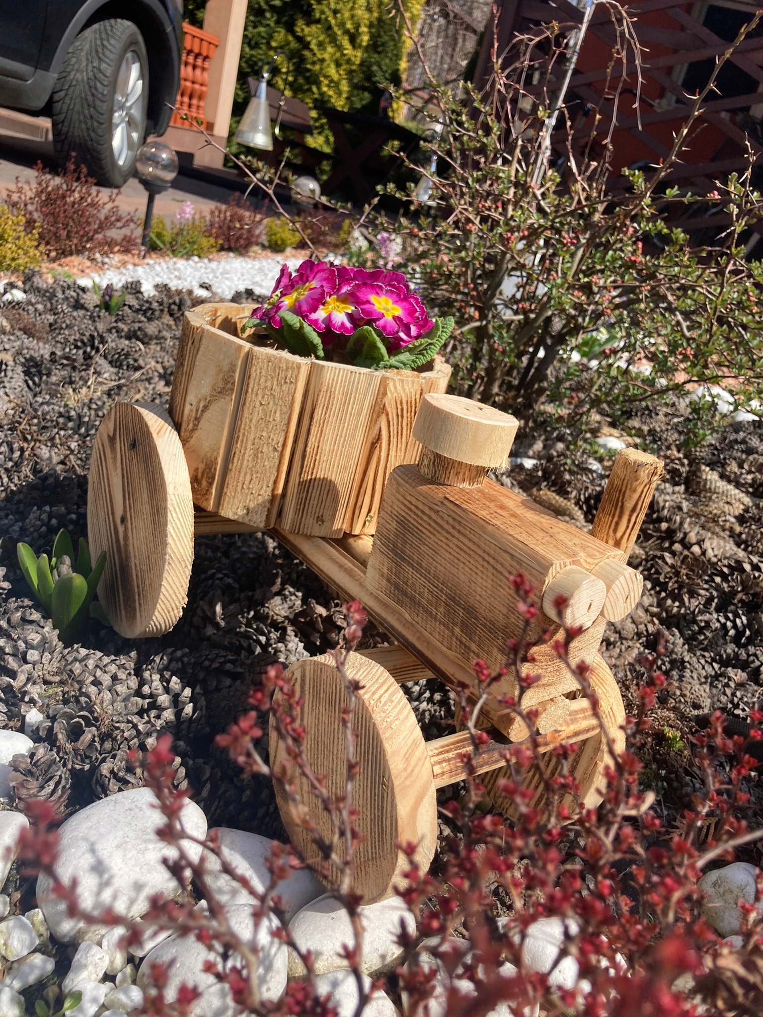 Traktor z drewna Producent inna