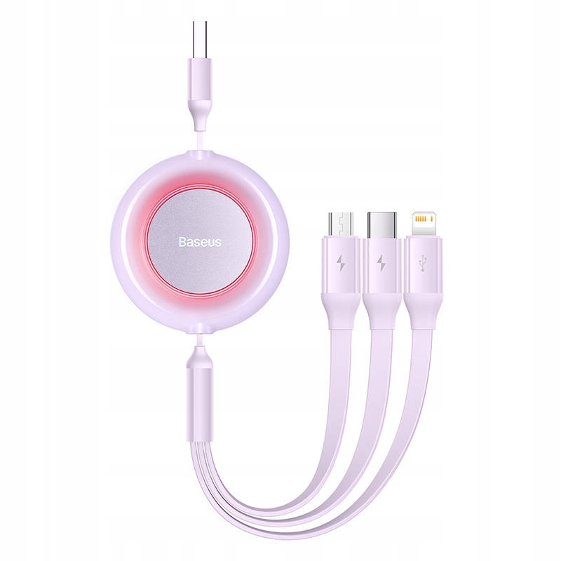 

Kabel Usb 3W1 Baseus Micro Lightning Usb-c 1.1M