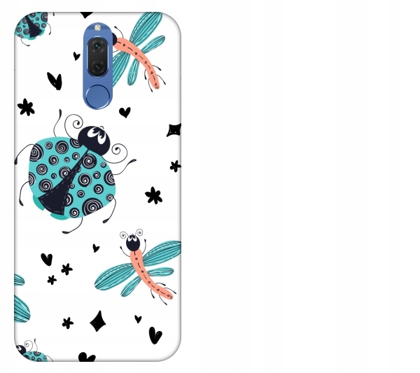 

Etui pokrowiec Huawei Mate 10 Lite Owady ważki żuk