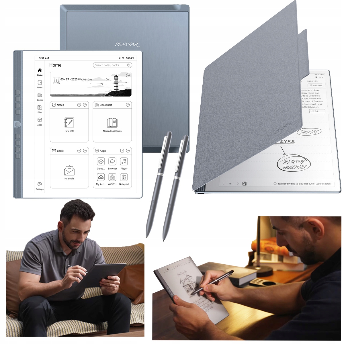 E-Note 2 Notatnik czytnik e-book elektroniczny z rysikiem Penstar