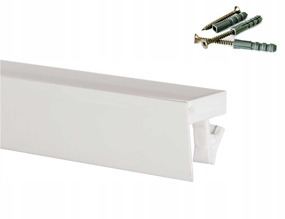 

Szyna sufitowa Pcv jednotorowa 120cm z Osłoną