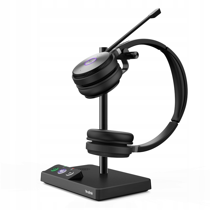 Yealink WH62 Dual Dect základňa s náhlavnou súpravou na obe uši pre Teams