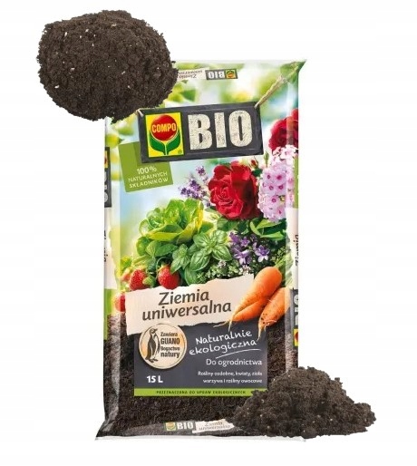 

Ziemia Uniwersalna Compo Bio Podłoże Guano 15L