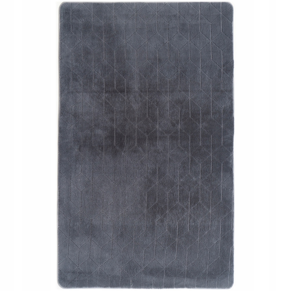 Koberec Strado Rabbit 3D 80x150 cm šedý protiskluzový