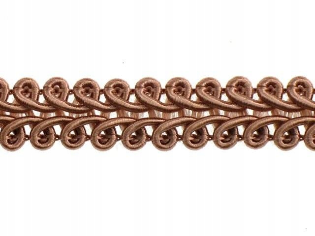 Páska lemovací dekorativní čalounění viskózová 10mm béžová 39m