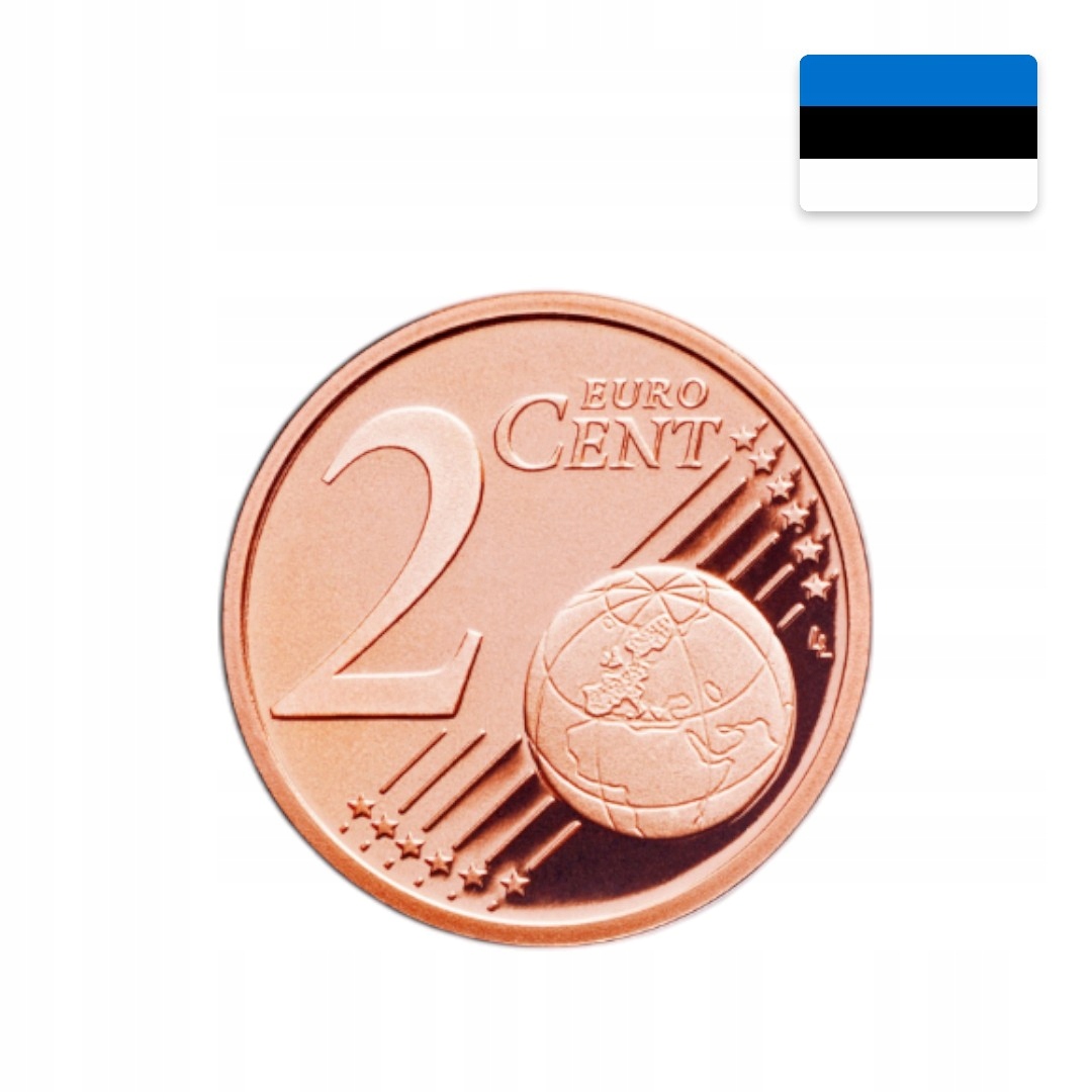 Moneta – Estonia – 2 eurocenty – 2017 – UNC