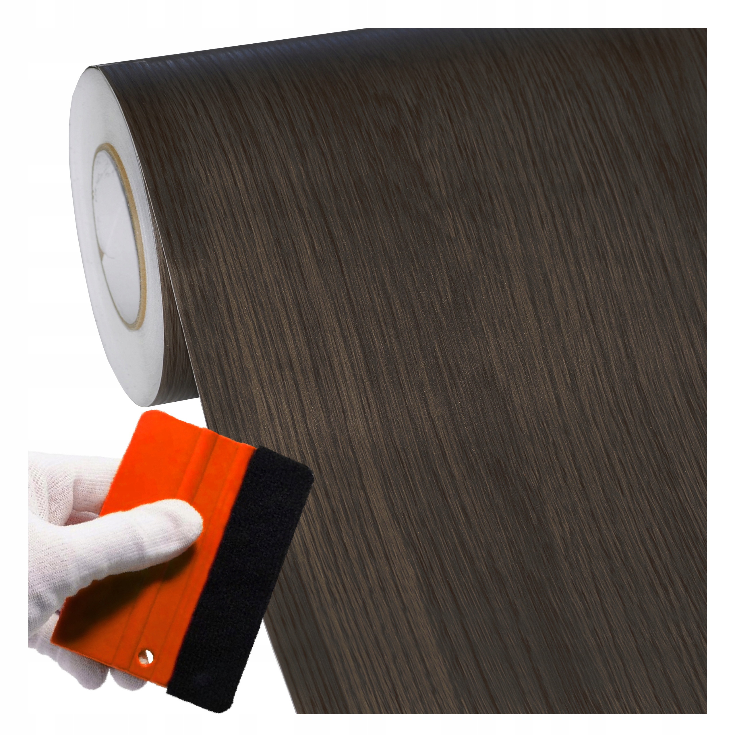 Nábytková dýha Samolepicí 122x400 cm Dveře Pracovní deska Silná struktura Dřevo