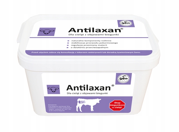 Antilaxan preparat dla cieląt na biegunkę Sano 1KG