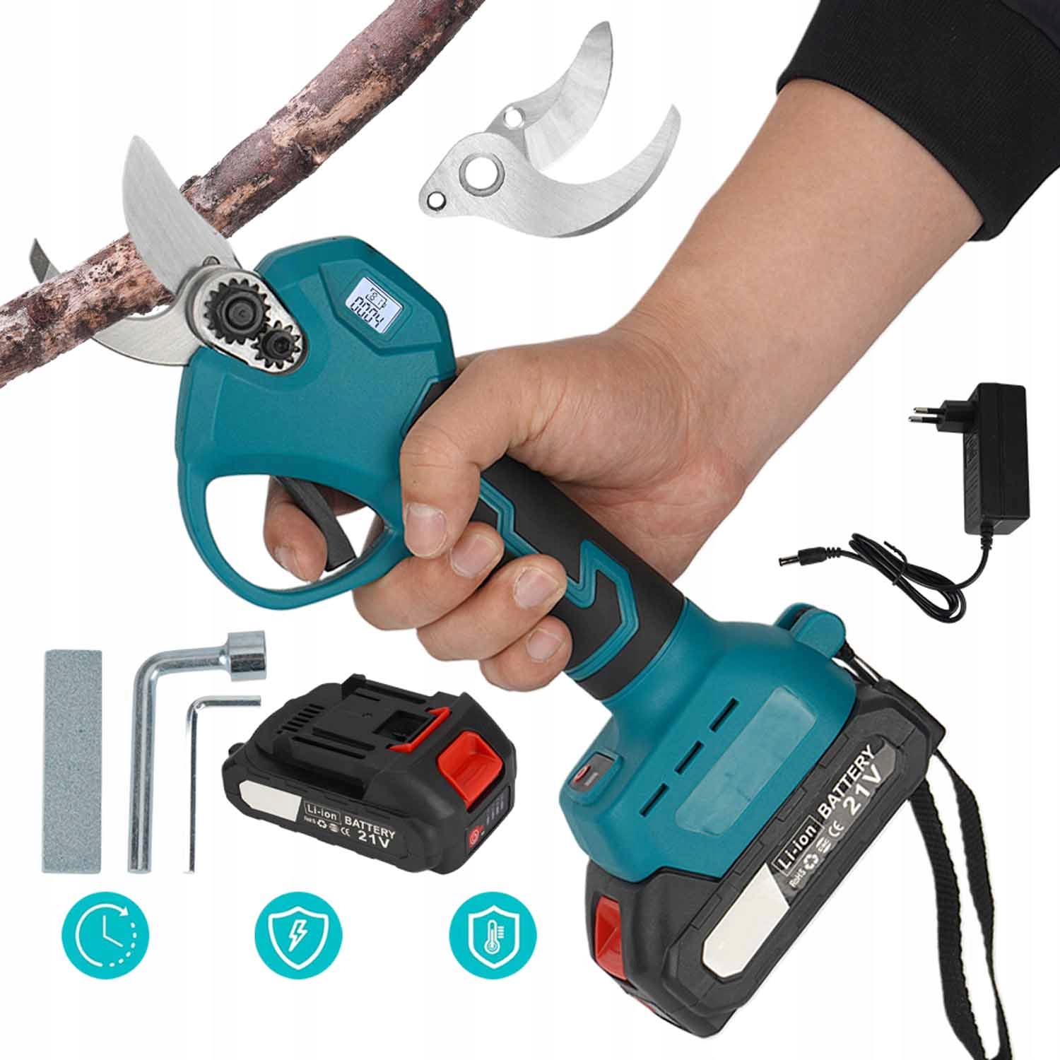 Zahradní nůžky Na Větve Akumulátorové Zahradní nůžky 2xAKU 21V