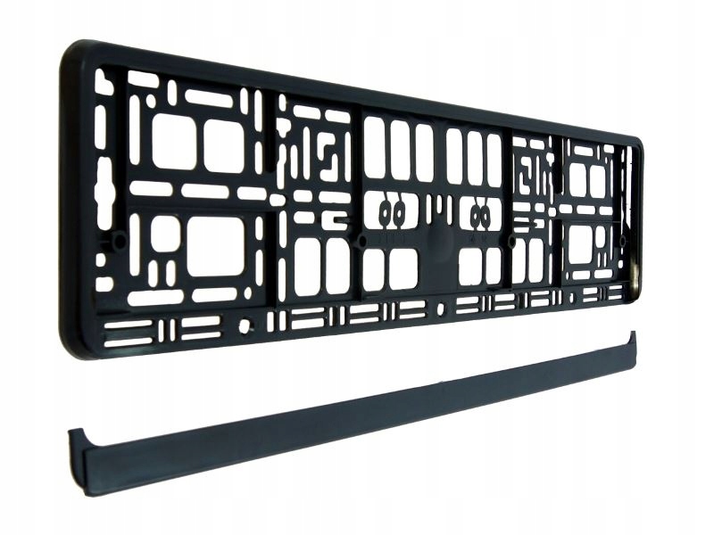 RAMKA ELASTYCZNA NA TABLICĘ REJESTRACYJNĄ CZARNA