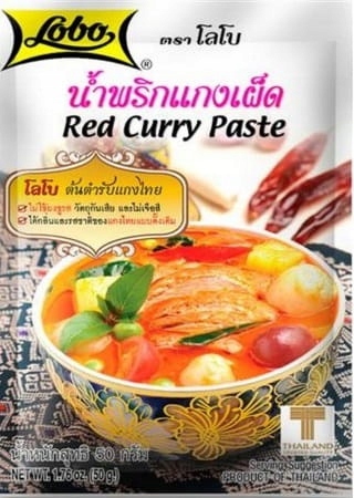 

Pasta curry czerwona Lobo 50g