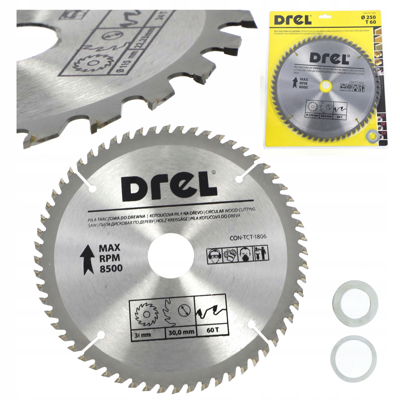

Tarcza Do Drewna Piła Widiowa 250 X 30mm 60T