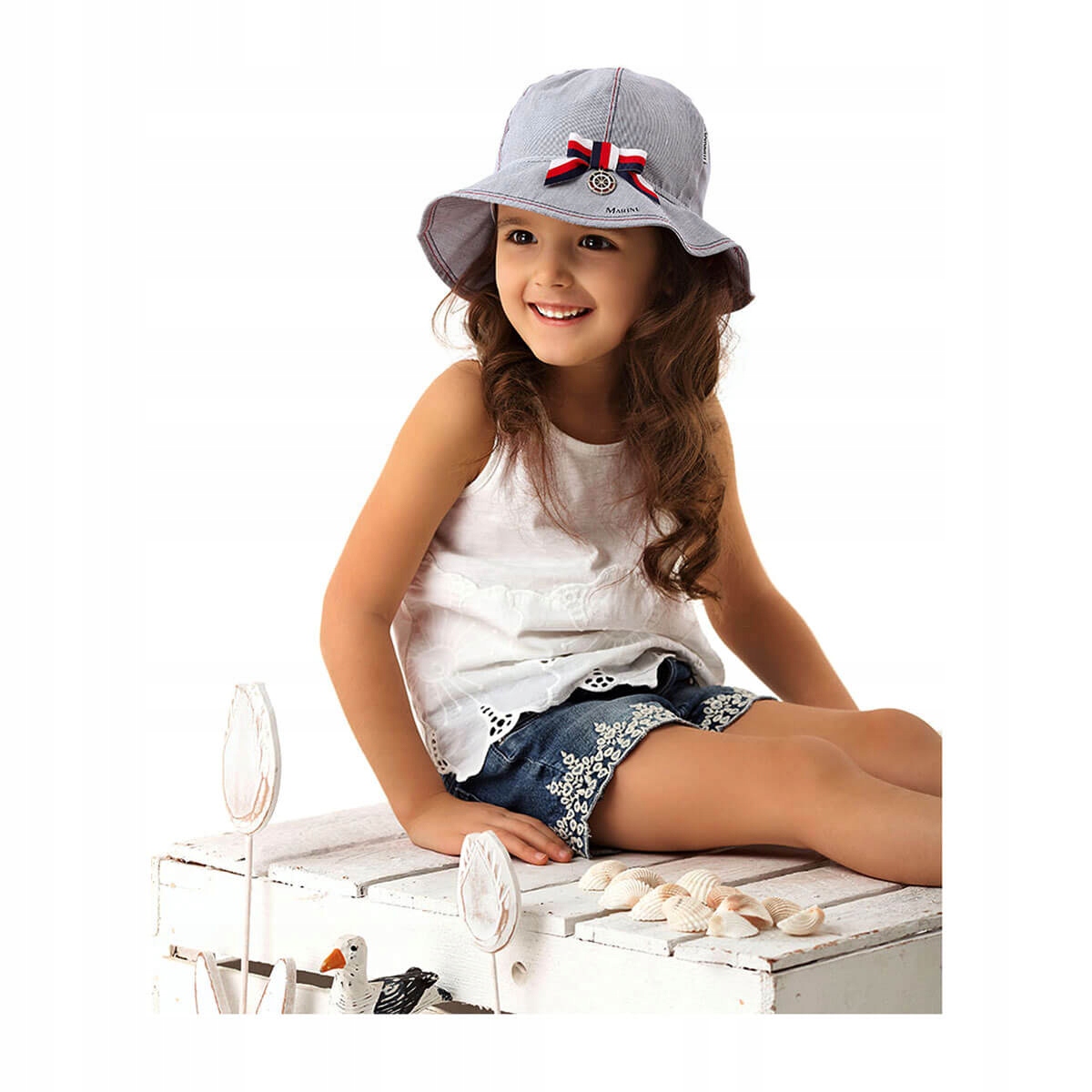 

Marika kapelusz letni bawełniana czapka girl 52 cm