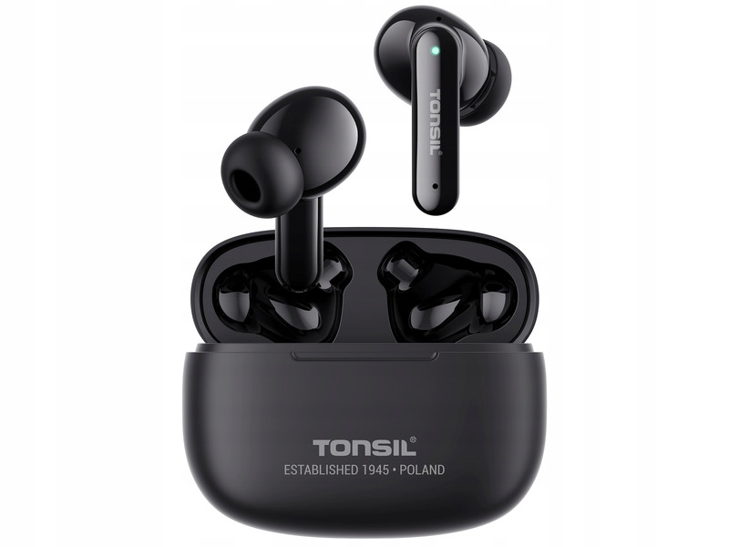 Słuchawki dokanałowe Tonsil T55BT Pro Anc Czarny