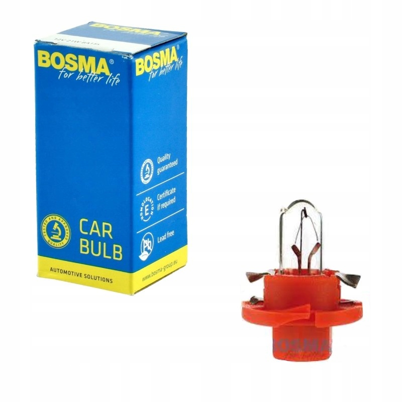 12V 1.2W BX8.4D Żarówka Motoryzacyjna