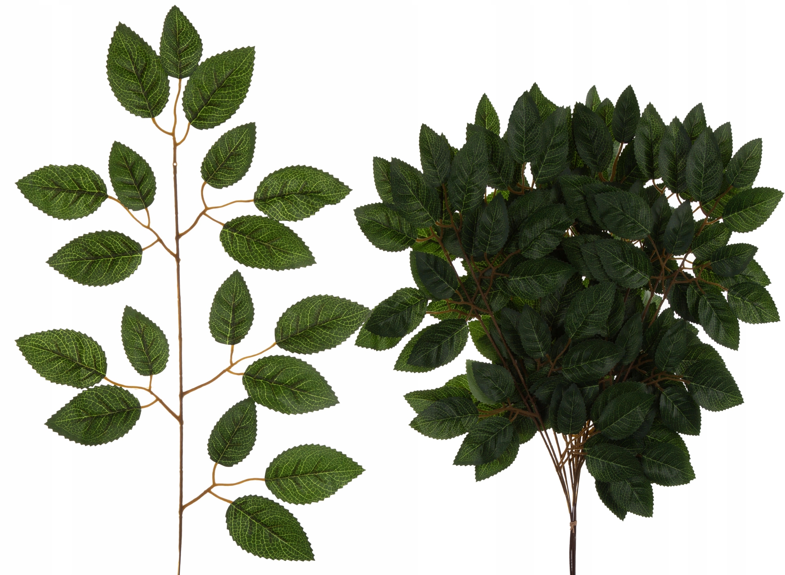 12 X LIŚĆ LIŚCIE RÓŻY RÓŻA 57 CM GAŁAZKA