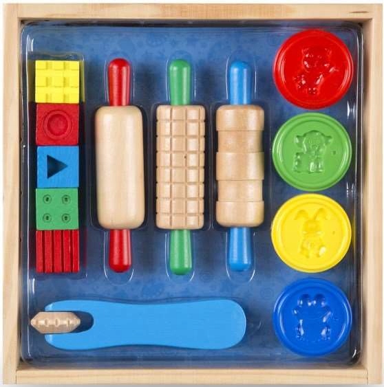

Ciastolina z wałkiem i stemplami Melissa and Doug