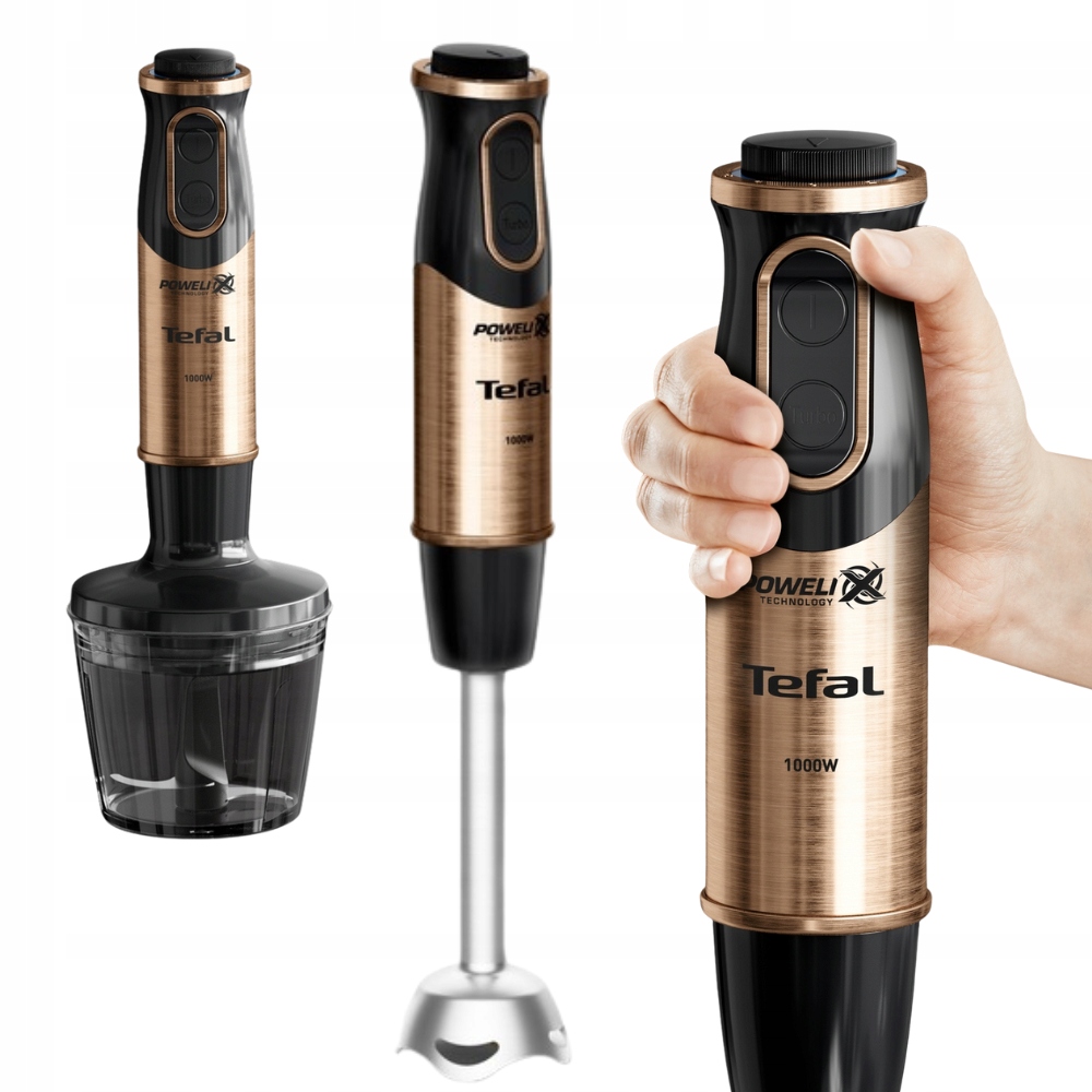 Blender multifunkční Tefal Quickchef 3v1 ruční Výkonný 1000W sada