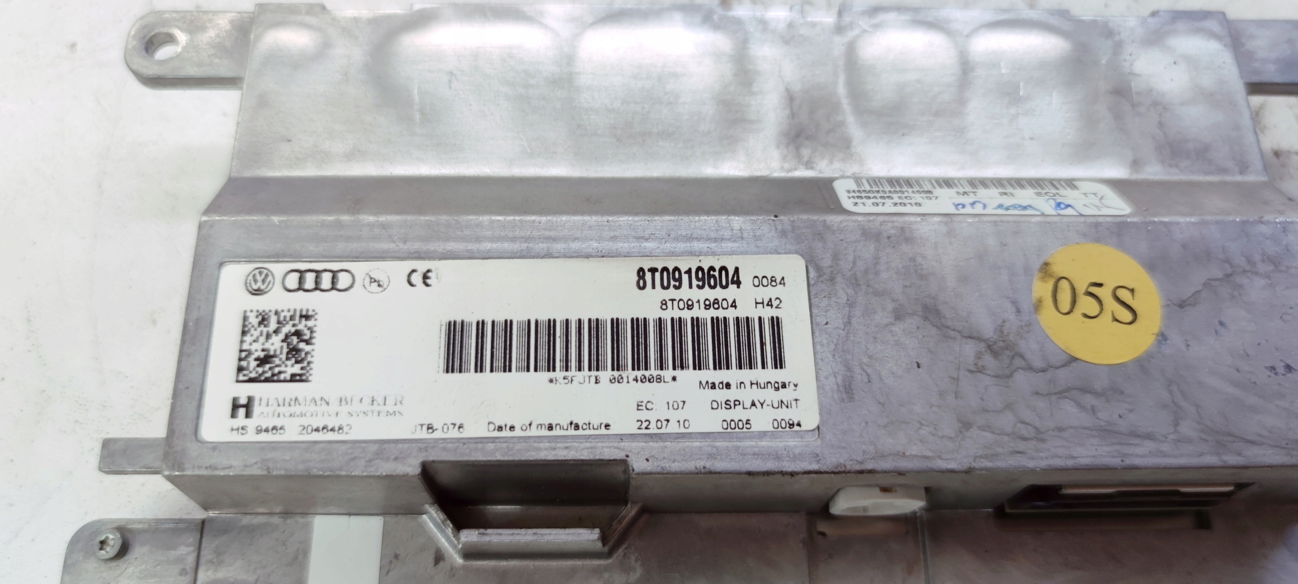 display LCD MMI A4 B8 A5 LIFT Q5 8T0919604
