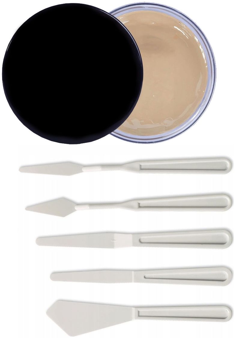 Zestaw Szpachla Płynna Skóra Do Renowacji Skór Szpachelki