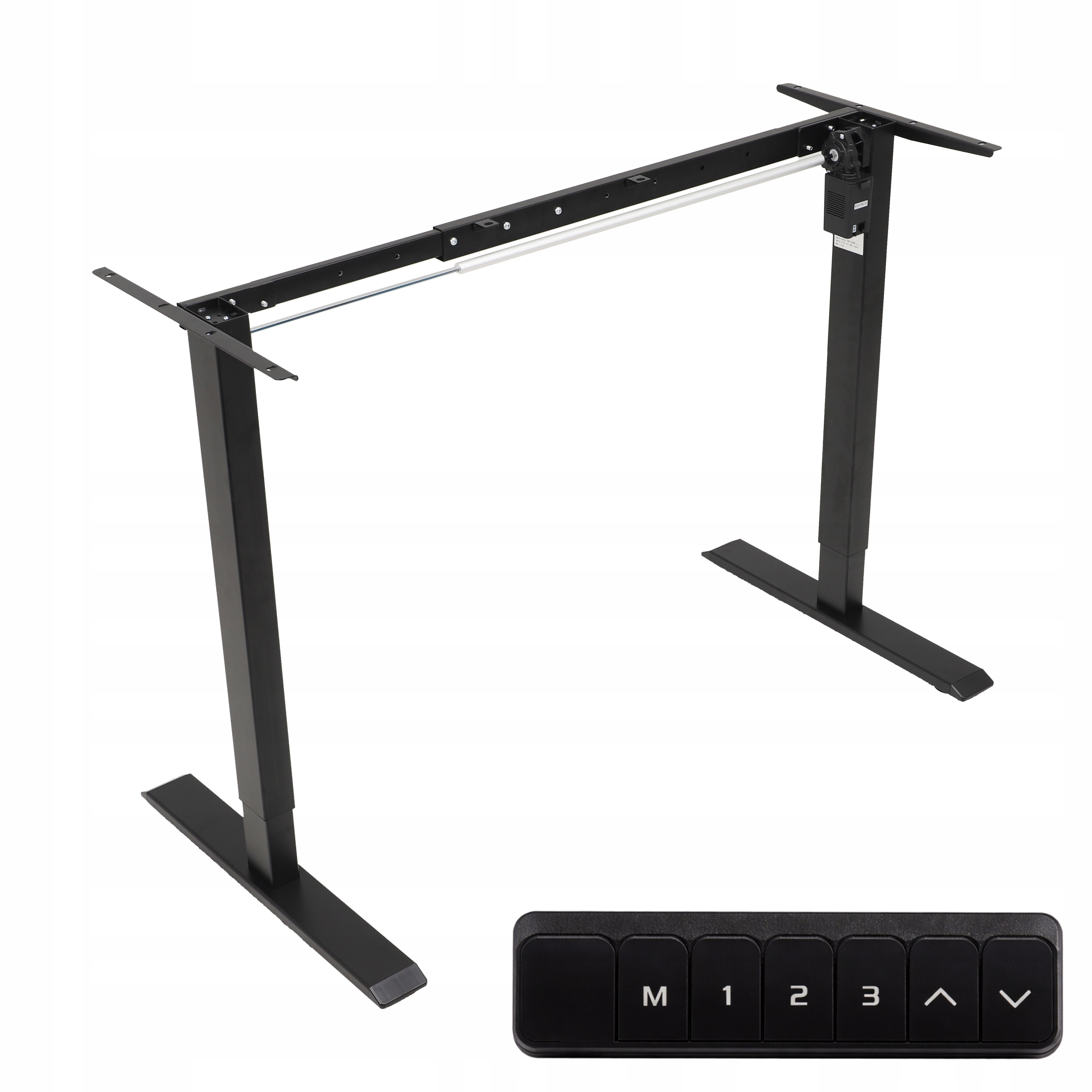 Rám stolu elektrický kovový, Nastavitelný, 70-114 cm, nohy k psacímu stolu
