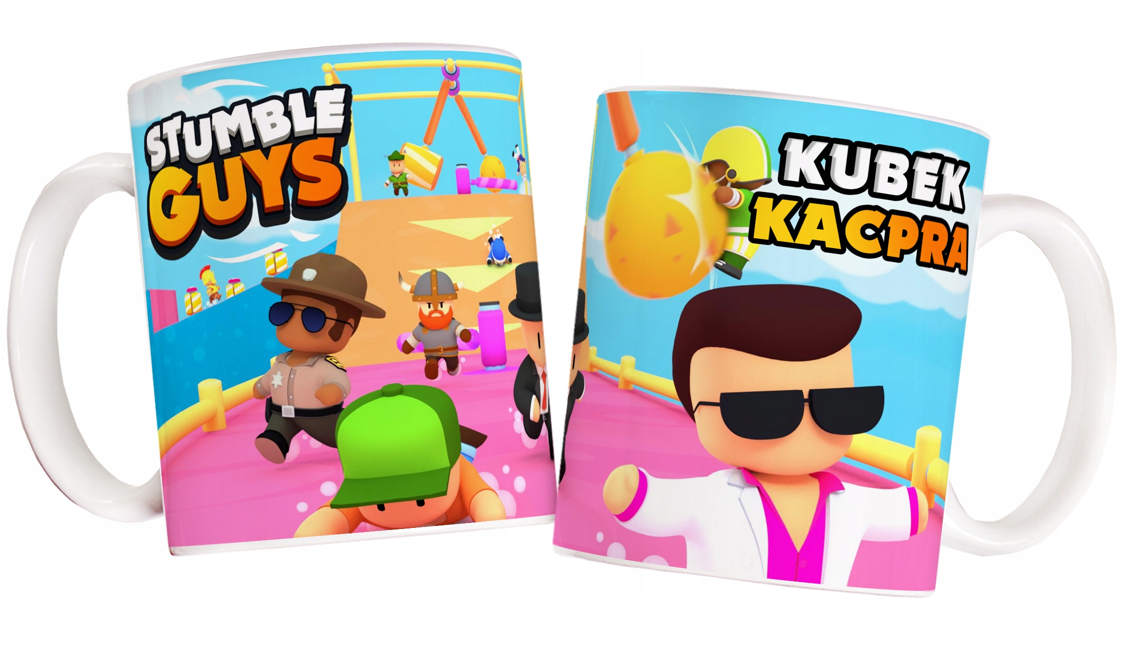 Kubek Stumble Guys + imię dziecka gratis PREZENT