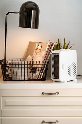 Termowentylator AD 7725 White - 2 Stopnie Mocy, Termostat, Zimny Nadmuch