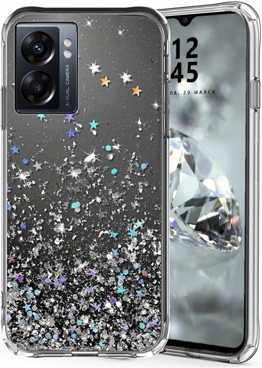 

Etui Do Oppo A77 A57 A57S Shining Brokat Case