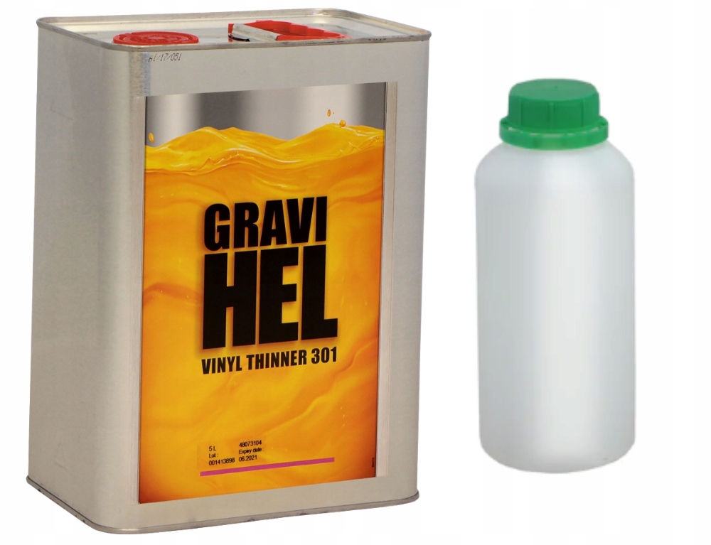 Rozcieńczalnik Do Vinylo Akrylu Vinyl Thinner Gravihel 500 ml