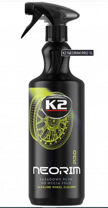 K2 Neorim Pro 1L preparat do czyszczenia felg i opon, płyn do mycia,neonowy