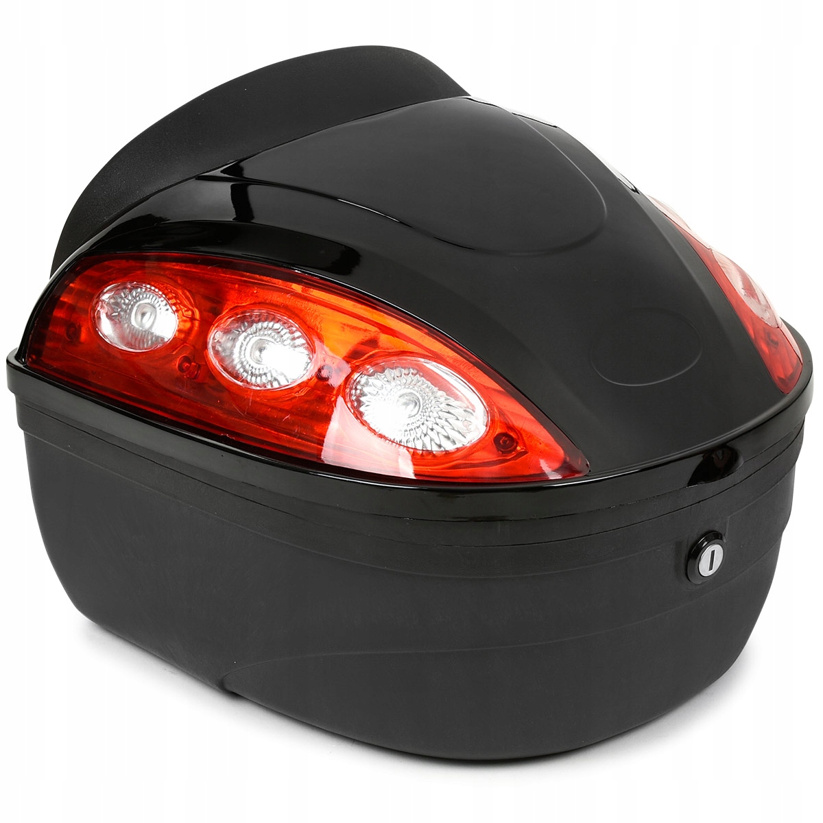 Kufer motocyklowy Sevico czarny 5 kg z elementami odblaskowymi