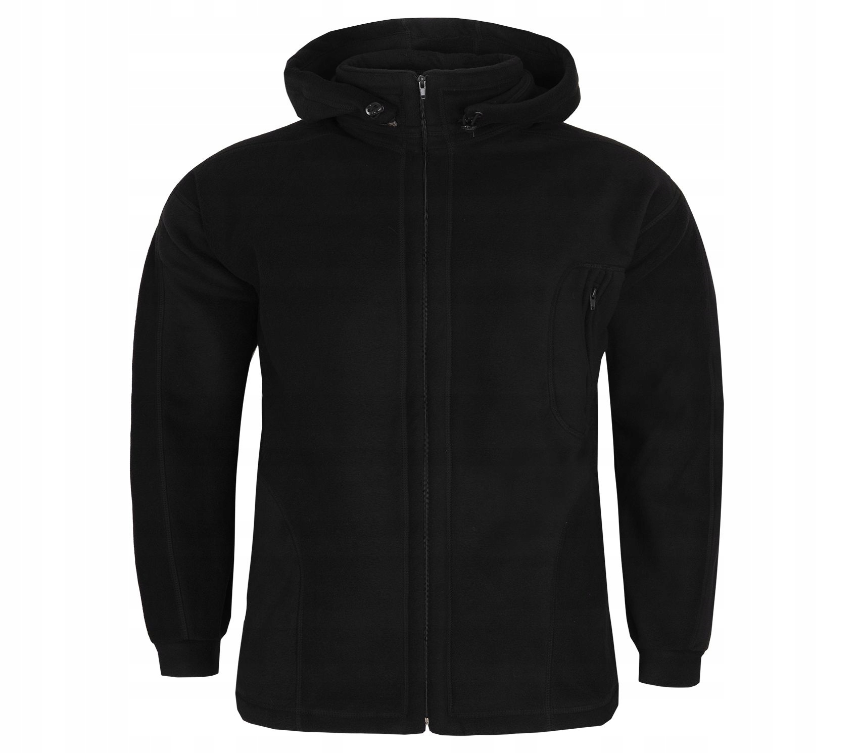 

Duży Polar Męski Czarny Na Suwak Polski 4XL PJ13