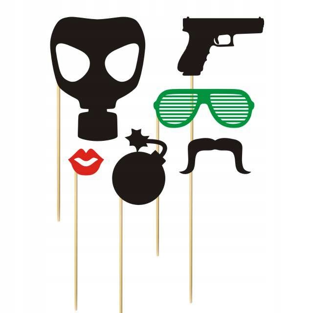 

Karteczki na patyczku okulary akcesoria na Party