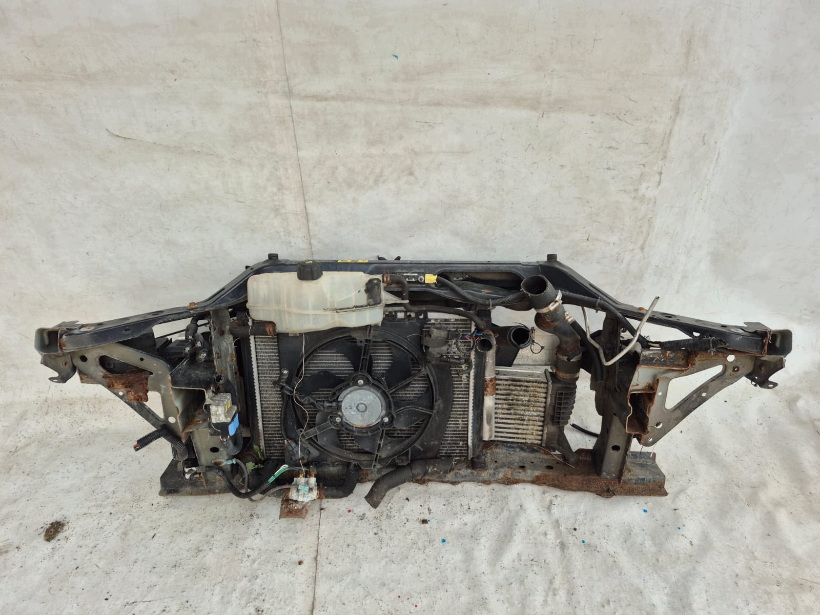 NISSAN NOTE E11 06- front body wall front pillar radiator