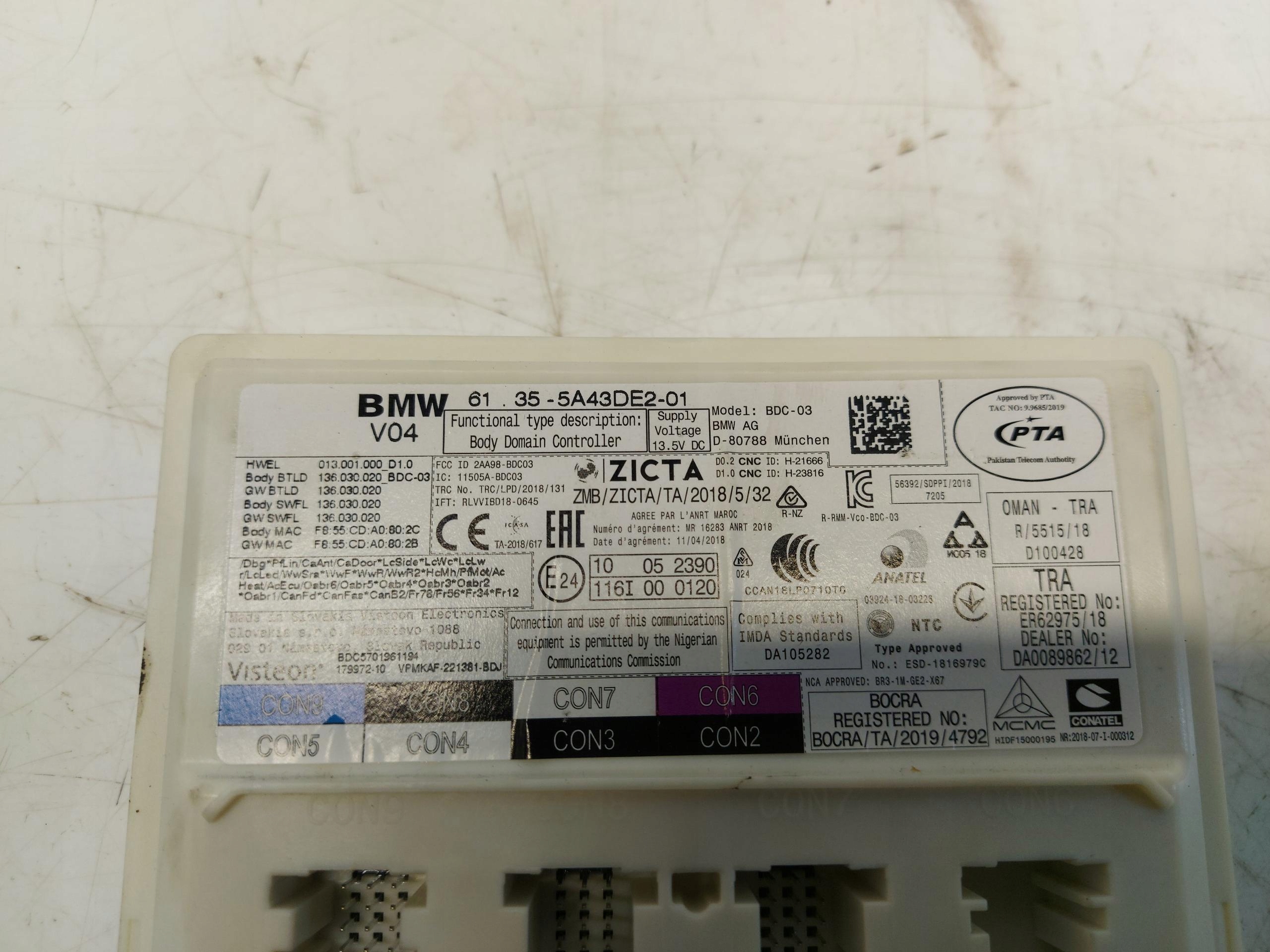 BMW F40 118i modul Computer Bedienteil bdc1.5E 5a43de2