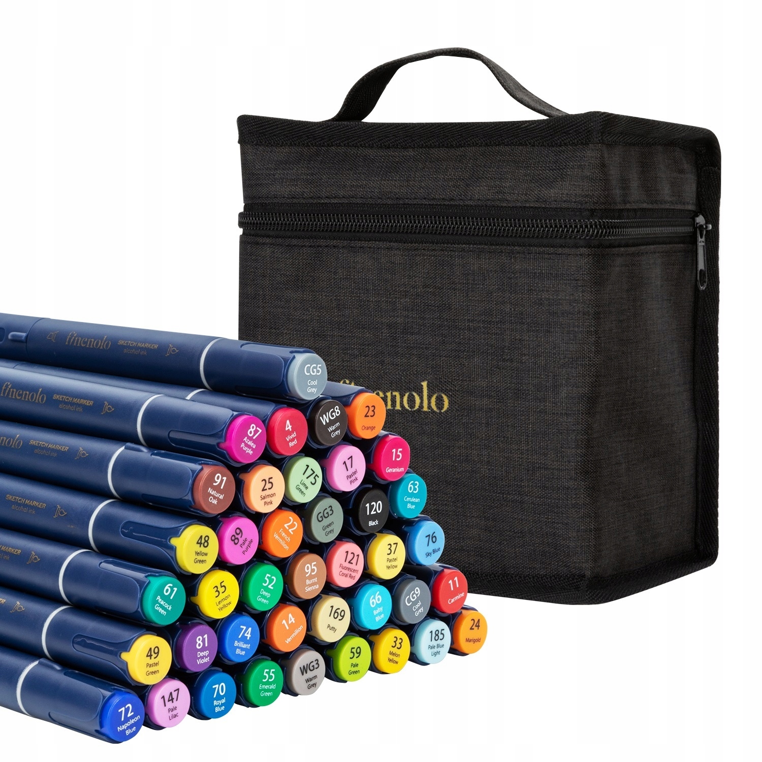 Oboustranné fixy fixy umělecké sada 40 barev Deli