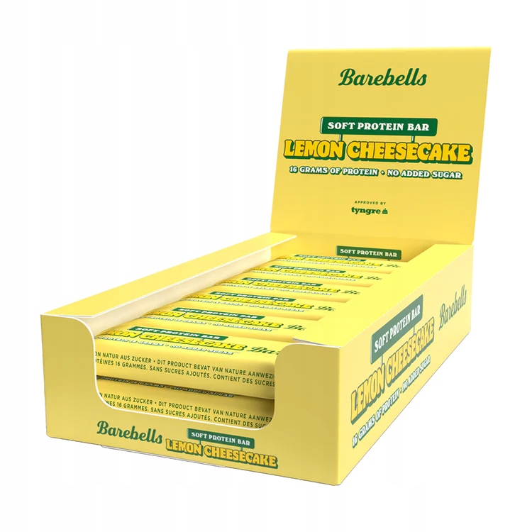 12x Barebells Soft Protein Bar 55g lemon cheesecake