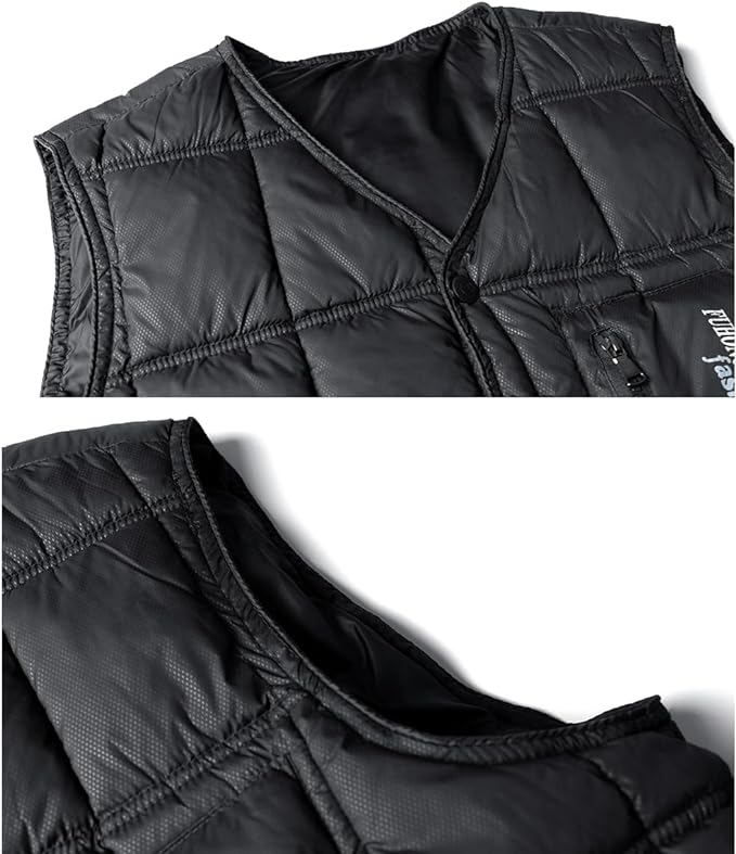 BEZRĘKAWNIK MĘSKI KAMIZELKA MĘSKA BEZ KAPTURA CZARNA roz. L Rozmiar L