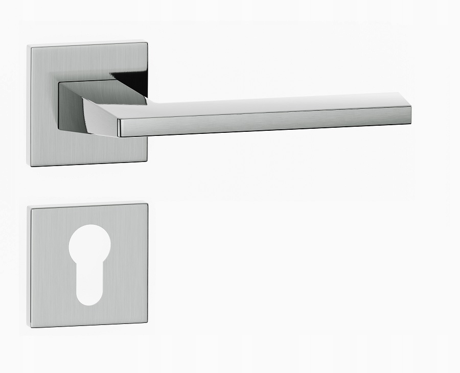 talianska kľučka kľučky Siso nikel matná niklová s rozetami pod vložkou