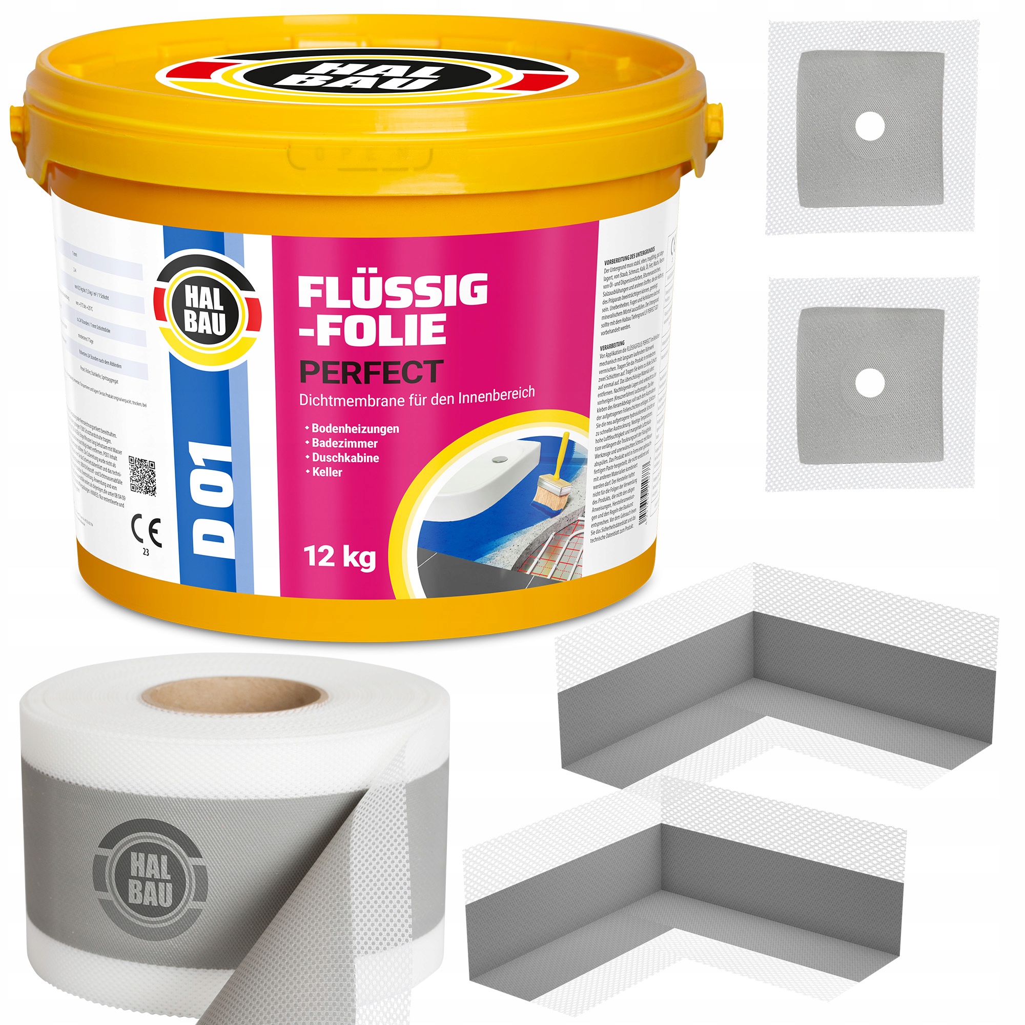 Fólie 12 kg Rohy Páska 2 ks 15 m Manžety 2 ks