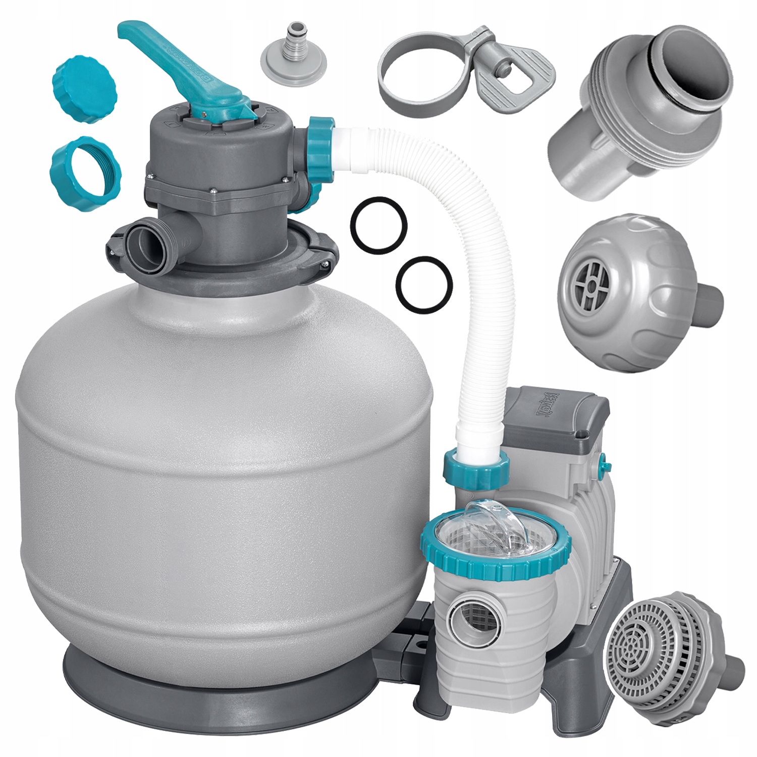 Bestway 58499 Filtračná Piesková Pumpa Do Bazénov 8327L/h Spojky Hadice