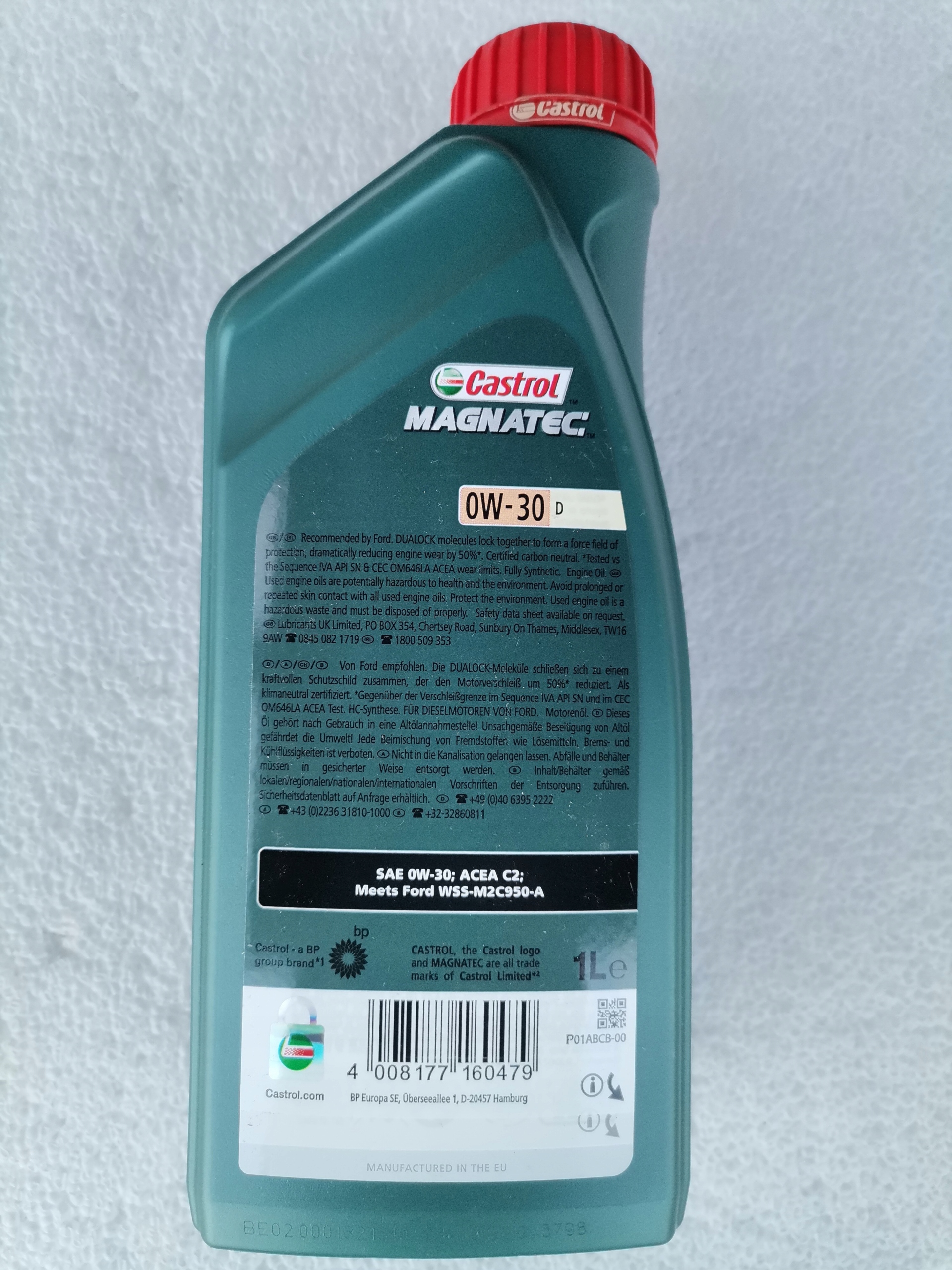 FORD CASTROL MAGNATEC PROFESSIONAL 0W30D MONDEO Producent Castrol